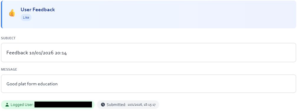 Learner feedback screenshot about CyberPrep study experience number three